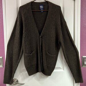 Brown button up Sweater